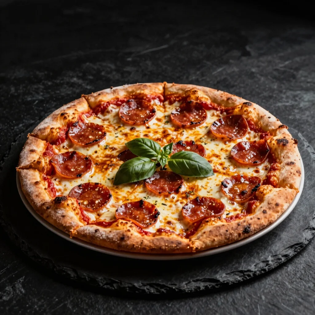 Smoked Artisanal Pepperoni Pizza